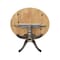 International Concepts Round Round 42 in. Dual Drop Leaf Dining Table - Hickory/Washed Coal, 42 in W, 42 in L, 29.5 in H K45-42DPT - alternate 6